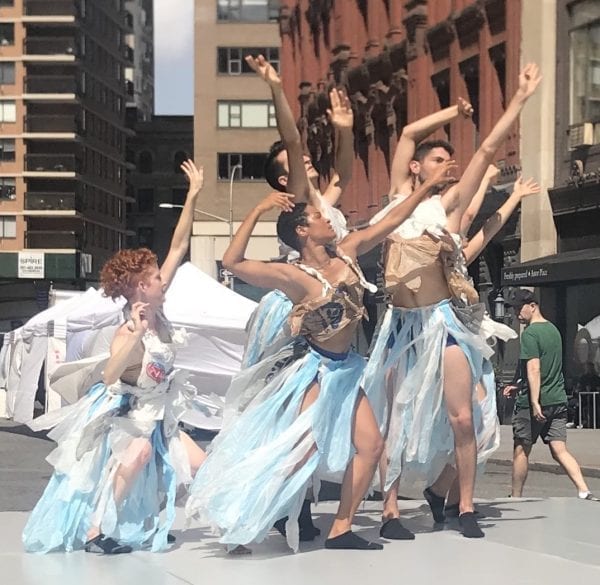 Artichoke Dance performs at Summer Streets in New York City